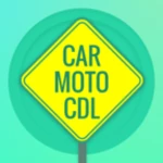 driver start - permit test dmv android application logo